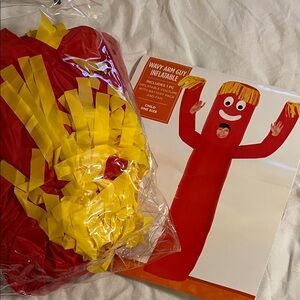 Wavy Arm Guy Inflatable Kids Costume - Red and Yellow